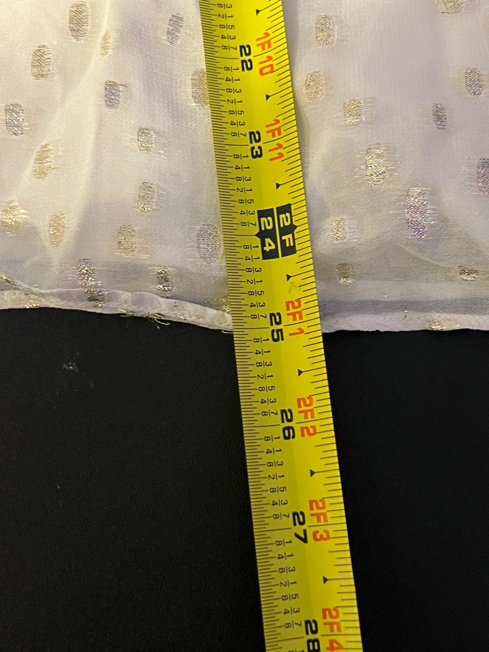 NWT Lilly Pulitzer Coconut Ivory Top with Metallic Gold Dot Print - Picture 6 of 7